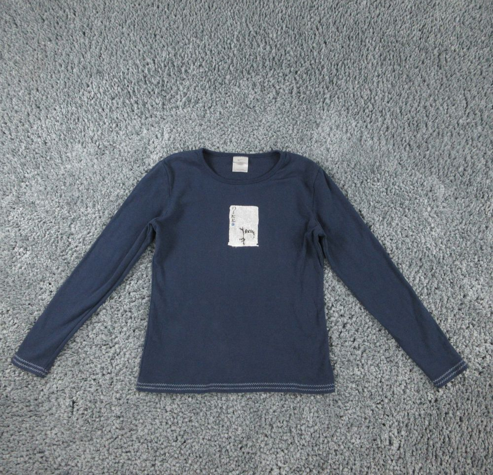 Nike Shirt Womens Extra Large Blue Long Sleeve Pullover